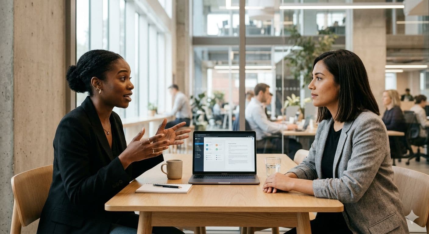 AI Mindset High Performers Woman developing an AI mindset for business and career growth